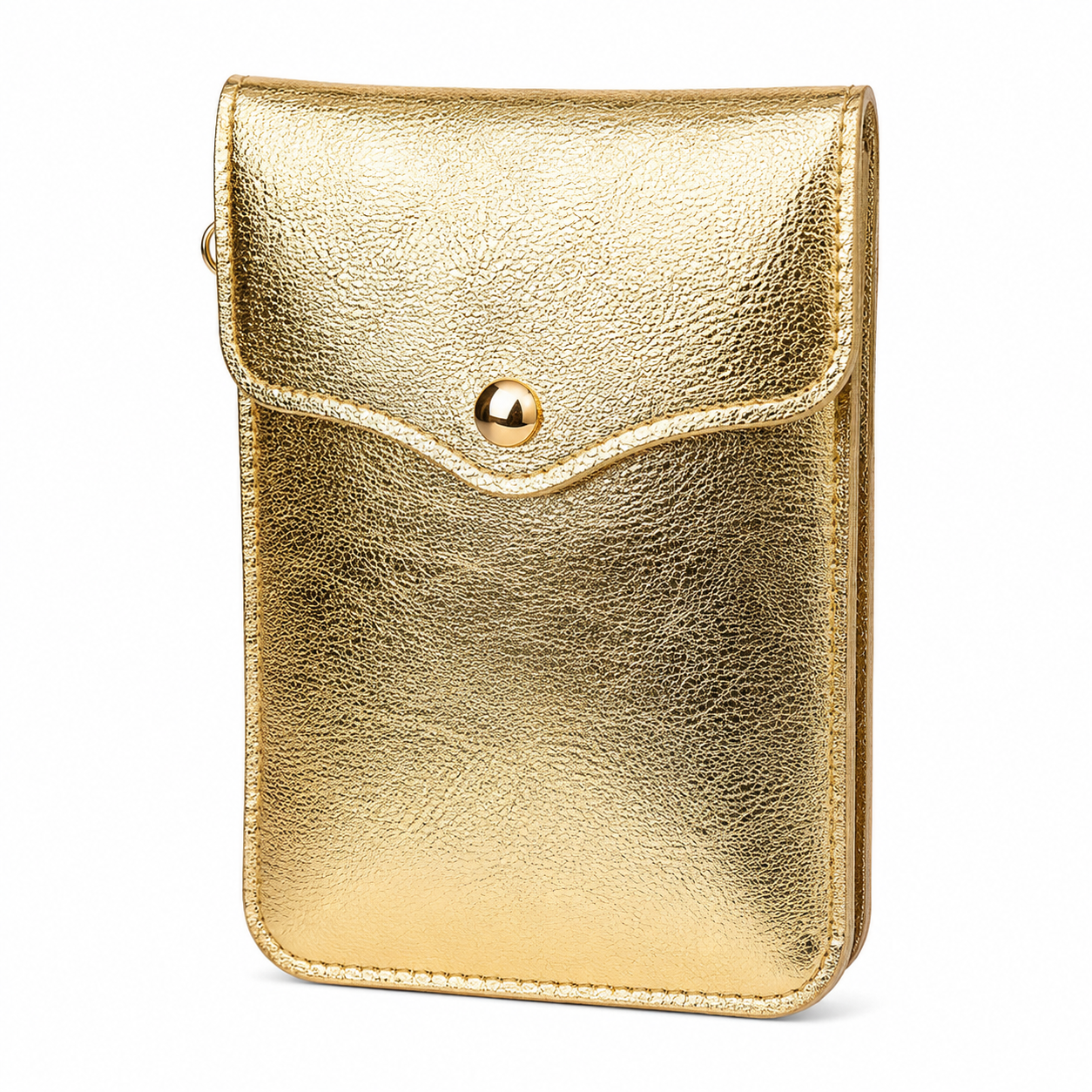 Mini Sac Téléphone Bandoulière Simili Cuir Noir - ModeAccess