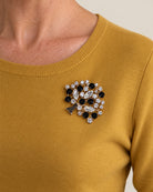 Broche Arbre de Vie Strass, portée