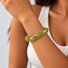 Bracelet Jonc Résine Translucide