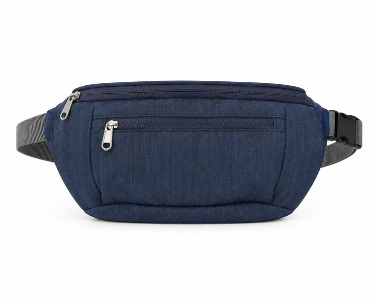 Sac Banane Urbain Zippé Bleu Marine