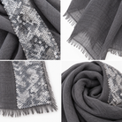 Foulard Séquins Gris Anthracite - ModeAccess