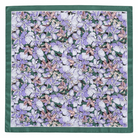 Foulard Carré Floral Violet Vert - ModeAccess