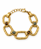 Bracelet Maillons Dorés Pierres Naturelles - ModeAccess