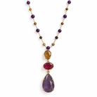 Collier Sautoir Perles Trio Gouttes Facettées - ModeAccess