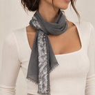Foulard Séquins Gris Anthracite - ModeAccess