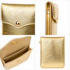 Mini Sac Téléphone Bandoulière détail Doré - ModeAccess