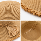 Chapeau de Paille Bords Franges - ModeAccess