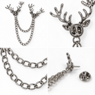 Broche Double Cerf Chaîne - ModeAccess