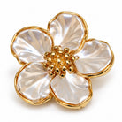 Cache-Bouton Fleur Nacrée