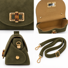 Mini Sac Trapèze Cuir Fermeture Bambou - ModeAccess