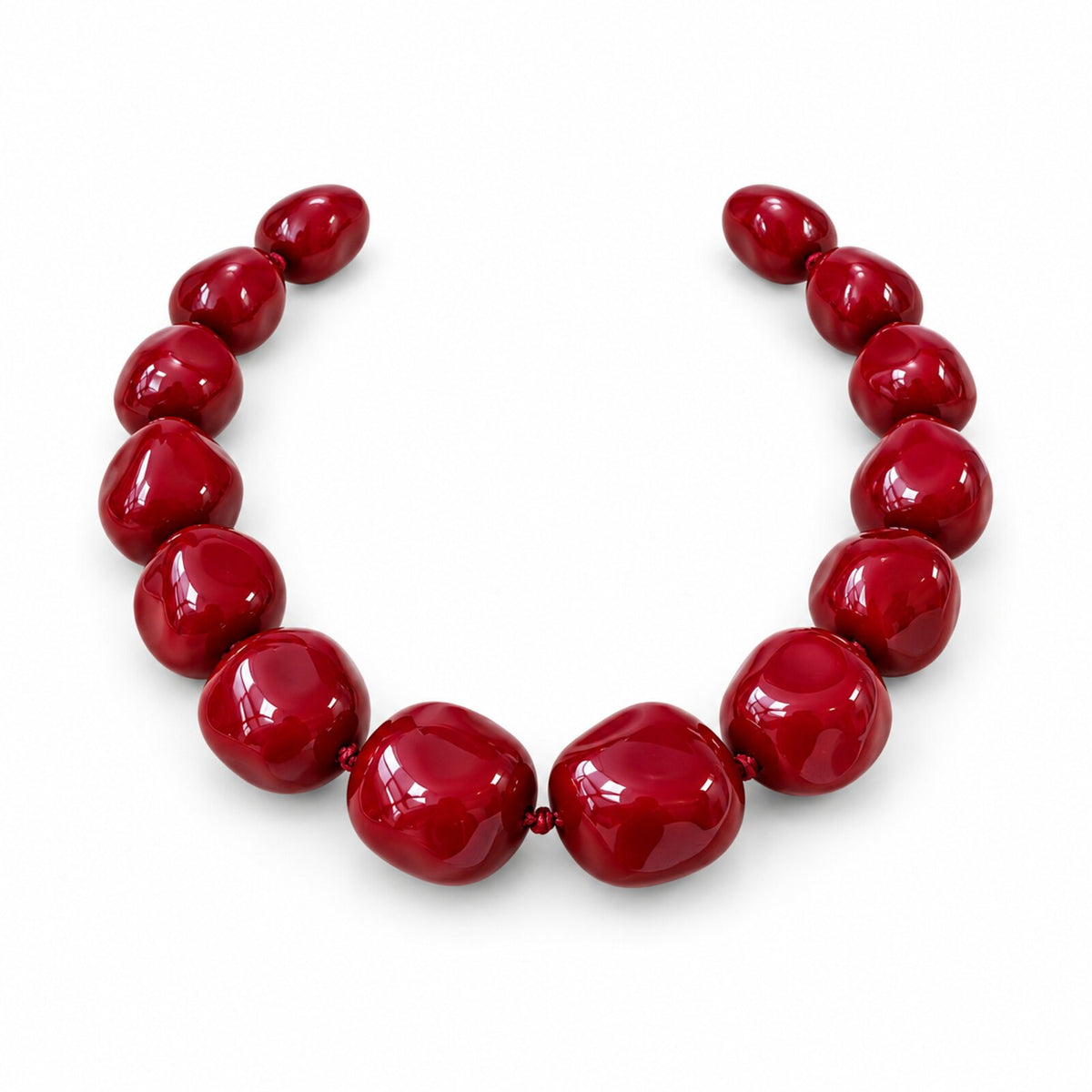 Collier Grosses Perles Résine
